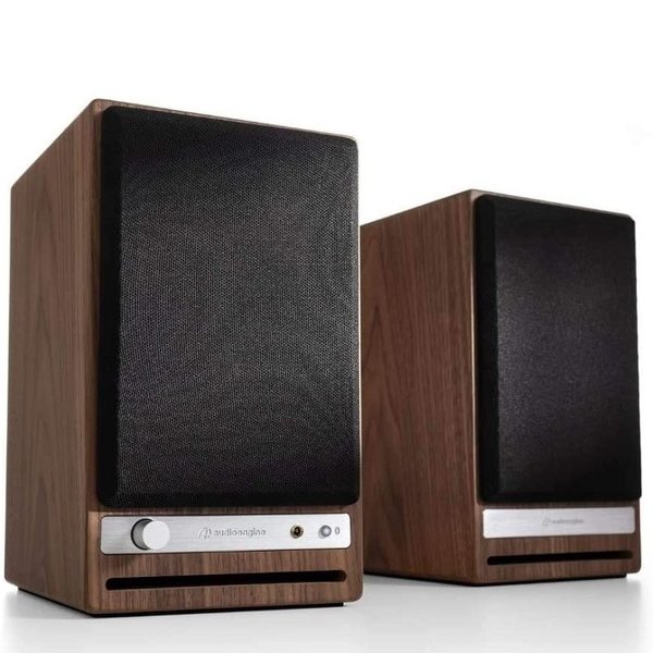 Audioengine HD4 Wireless Bluetooth Desktop Bookshelf Speakers - Walnut