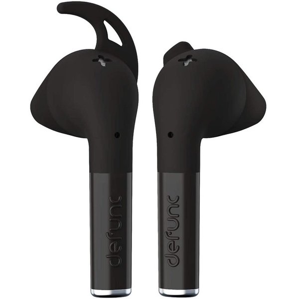 Defunc True Plus True Wireless Bluetooth On-Ear Earphone with Mic - Black Defunc True Plus True Wireless Bluetooth On-Ear Earphone with Mic - Black