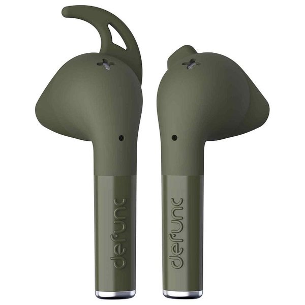 Defunc True Plus True Wireless Bluetooth On-Ear Earphone with Mic - Green Defunc True Plus True Wireless Bluetooth On-Ear Earphone with Mic - Green