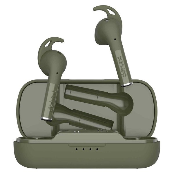 Defunc True Plus True Wireless Bluetooth On-Ear Earphone with Mic - Green Defunc True Plus True Wireless Bluetooth On-Ear Earphone with Mic - Green