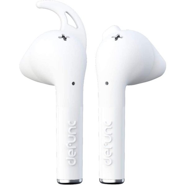 Defunc True Plus True Wireless Bluetooth On-Ear Earphone with Mic - White Defunc True Plus True Wireless Bluetooth On-Ear Earphone with Mic - White