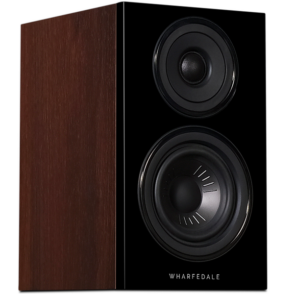 Wharfedale Diamond 12.2 2-Way Passive Desktop Bookshelf Speakers - Walnut Pearl