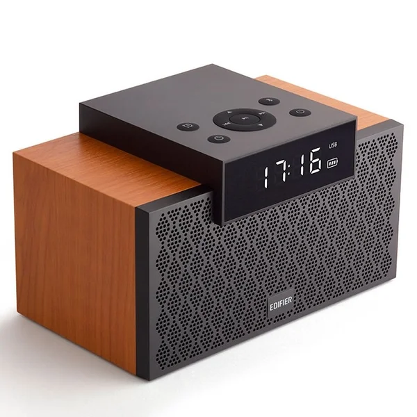 Edifier MP260 Multifunctional Integrated 2.1 Channel Wireless Bluetooth Portable Speaker, Alarm Clock with FM Radio