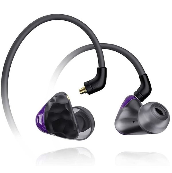 IKKO Gems OH1S 2-Driver (1BA+1DD) Hybrid In-Ear Earphone - Grey