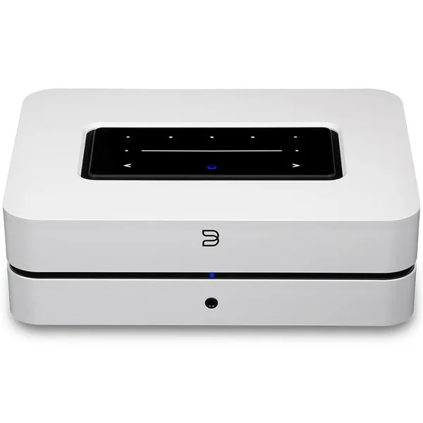Bluesound POWERNODE (2021) MQA Multi-Room Wireless Bluetooth/WiFi Network Streamer & Integrated Amplifier (with HDMI) - White