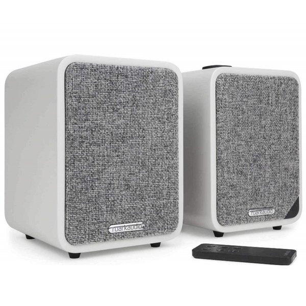 Ruark Audio MR1 Mk2 Wireless Bluetooth Desktop Bookshelf Speakers - Soft Grey Lacquer Ruark Audio MR1 Mk2 Wireless Bluetooth Desktop Bookshelf Speakers - Soft Grey Lacquer