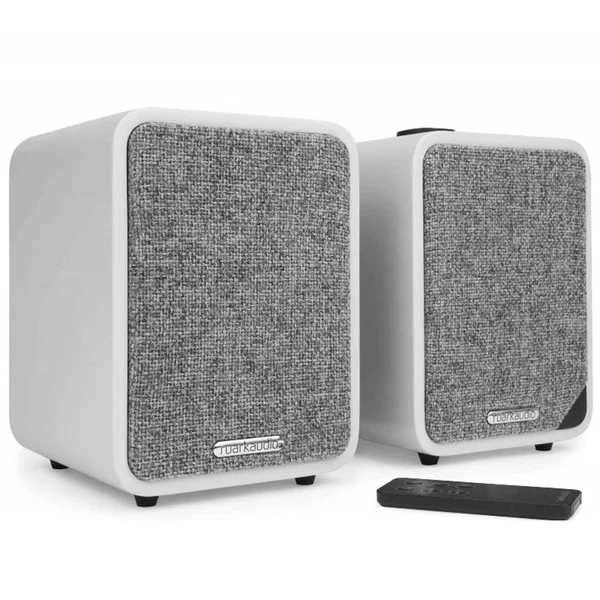 Ruark Audio MR1 Mk2 Wireless Bluetooth Desktop Bookshelf Speakers - Soft Grey Lacquer