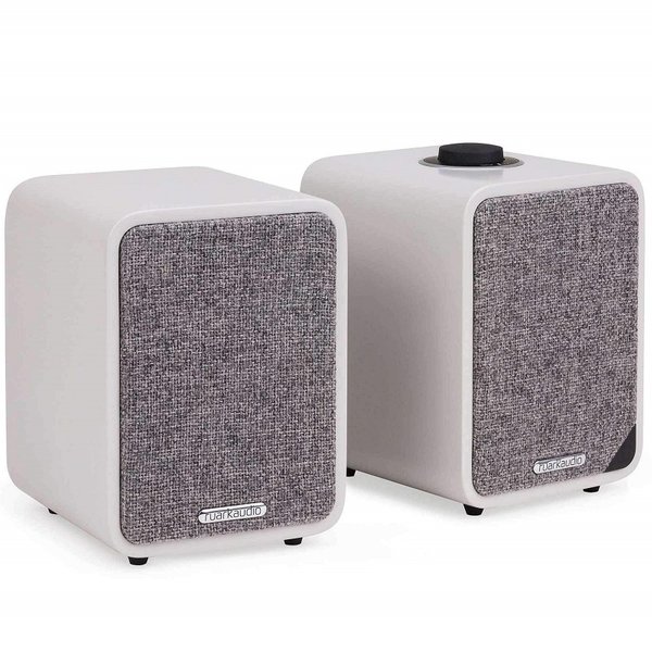 Ruark Audio MR1 Mk2 Wireless Bluetooth Desktop Bookshelf Speakers - Soft Grey Lacquer Ruark Audio MR1 Mk2 Wireless Bluetooth Desktop Bookshelf Speakers - Soft Grey Lacquer