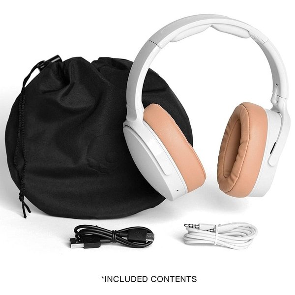 Skullcandy Hesh ANC Wireless Bluetooth Active Noise-Cancelling Over-Ear Headphone with Mic - Mod White