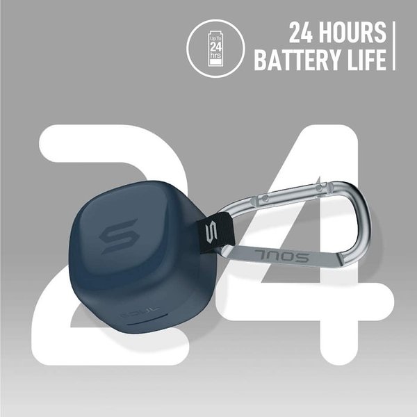 SOUL S-NANO True Wireless Bluetooth In-Ear Earphone with Mic - Blue SOUL S-NANO True Wireless Bluetooth In-Ear Earphone with Mic - Blue