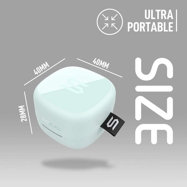 SOUL S-NANO True Wireless Bluetooth In-Ear Earphone with Mic - Frost