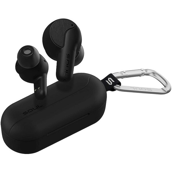 SOUL SYNC ANC True Wireless Bluetooth Noise-Cancelling In-Ear Earphone with Mic - Black