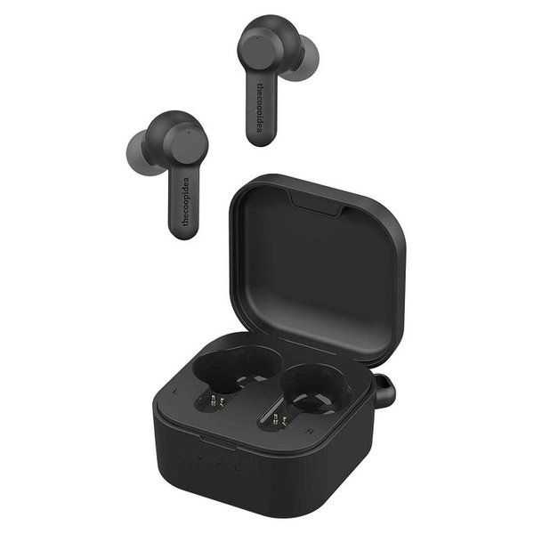 thecoopidea Beans Pro 2 True Wireless Bluetooth Noise-Cancelling In-Ear Earphone with Mic - Matt Black