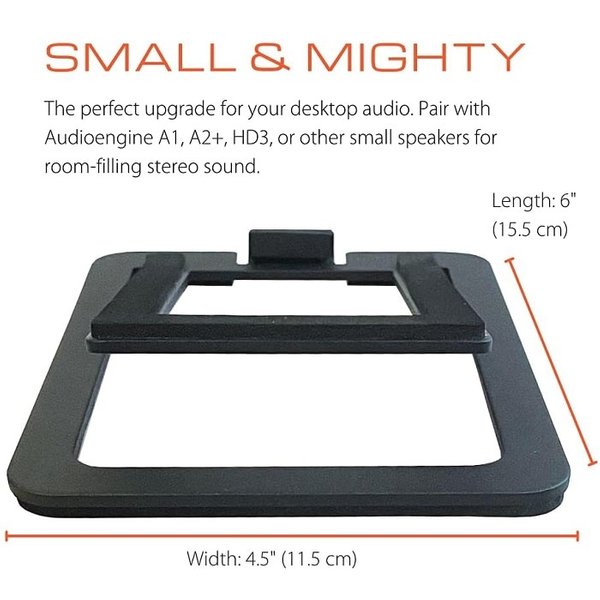Audioengine DS1M Deskstop Speaker Stands for Small Speakers Audioengine DS1M Deskstop Speaker Stands for Small Speakers