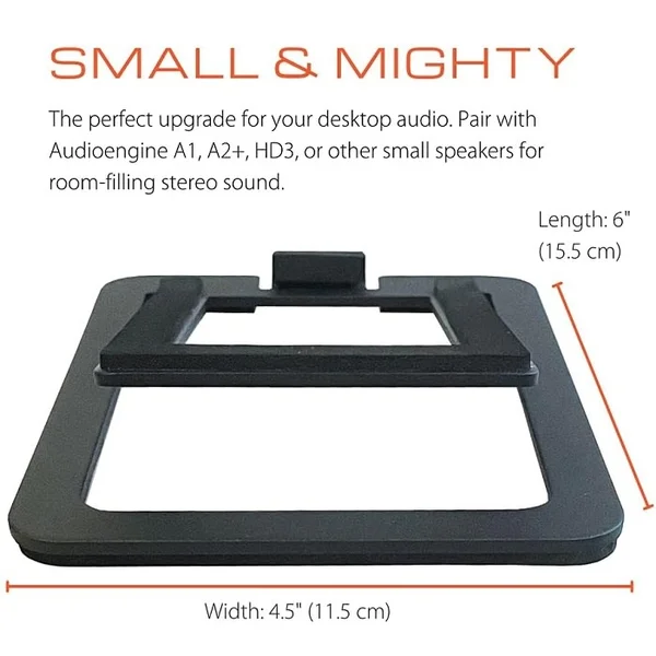 Audioengine DS1M Deskstop Speaker Stands for Small Speakers