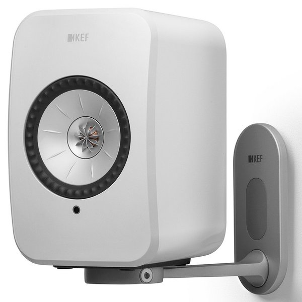 KEF B1 Wall Bracket Mount for LSX Series - Silver KEF B1 Wall Bracket Mount for LSX Series - Silver