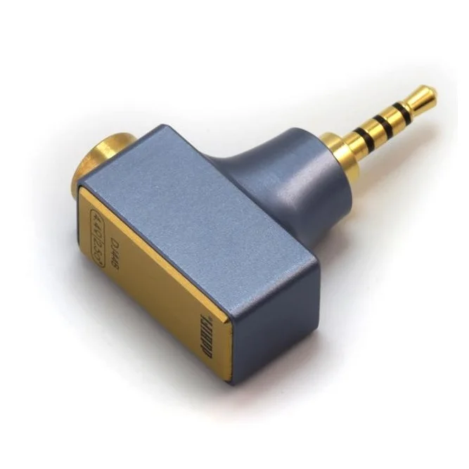 ddHiFi DJ44B (2021) 2.5mm TRRS Balanced Male to 4.4mm TRRRS Balanced Female Right-angle Adapter