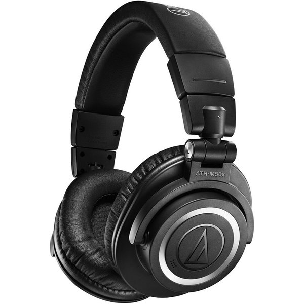 Audio-Technica ATH-M50xBT2 Wired/Wireless Bluetooth Over-Ear Headphone with Mic - Black Audio-Technica ATH-M50xBT2 Wired/Wireless Bluetooth Over-Ear Headphone with Mic - Black