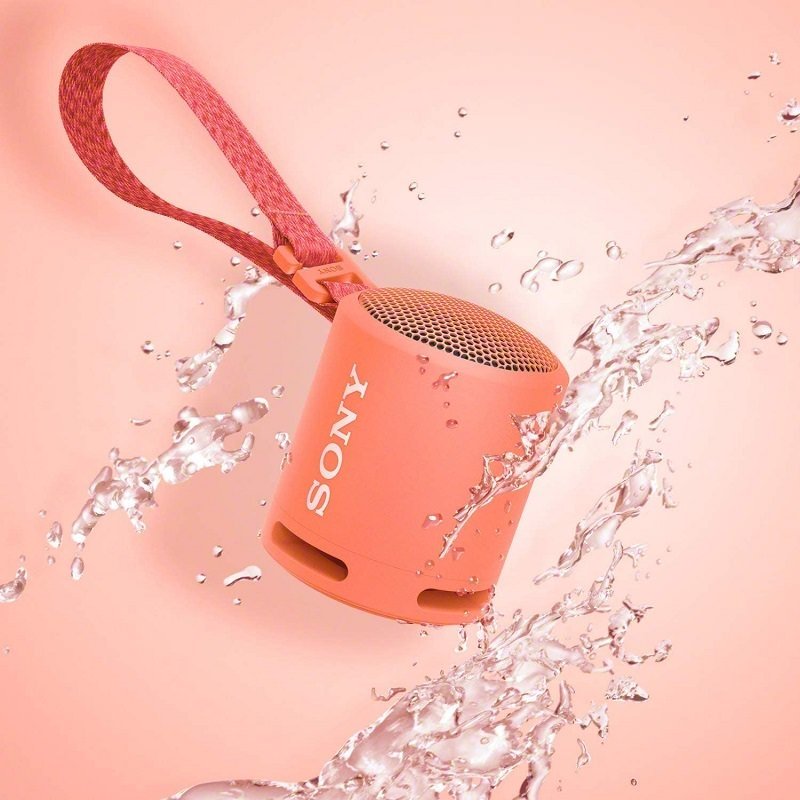 Sony SRS-XB13 EXTRA BASS Wireless Bluetooth Portable Speaker - Coral Pink