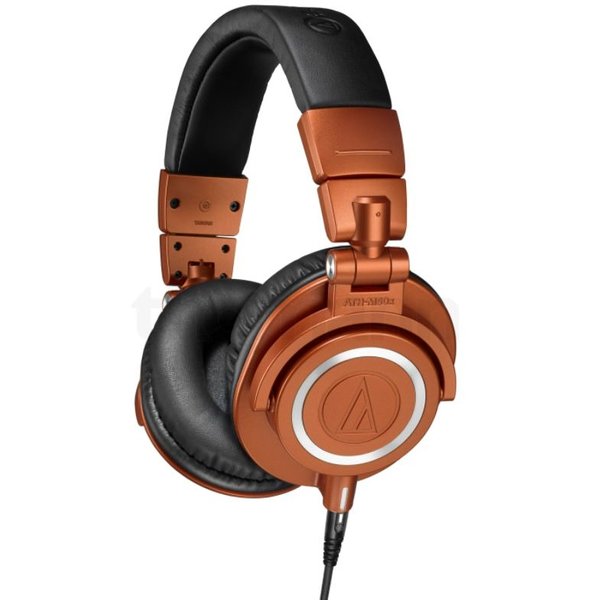 Audio-Technica ATH-M50x Metallic Orange Professional Studio Monitoring Over-Ear Headphone - Lantern Glow [Limited Edition]