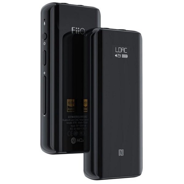 FiiO BTR5 2021 MQA Wireless Bluetooth Portable Headphone Amplifier & USB DAC with Mic - Black