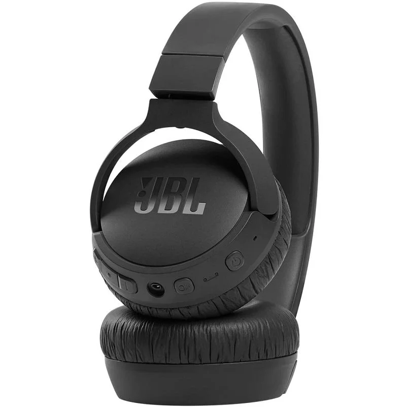 JBL Tune 660NC Wireless Bluetooth Noise-Cancelling On-Ear Headphone with Mic - Black 