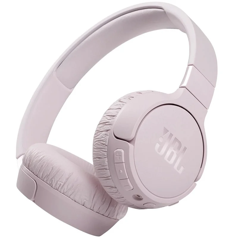 JBL Tune 660NC Wireless Bluetooth Noise-Cancelling On-Ear Headphone with Mic - Pink