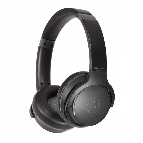 Audio-Technica ATH-S220BT Wired/Wireless Bluetooth On-Ear Headphone with Mic - Black Audio-Technica ATH-S220BT Wired/Wireless Bluetooth On-Ear Headphone with Mic - Black