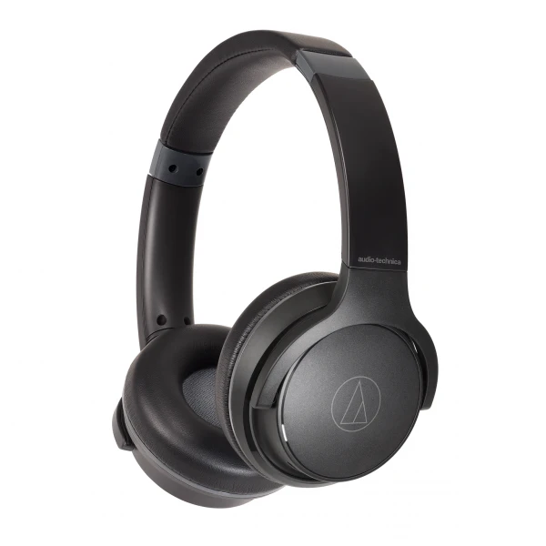 Audio-Technica ATH-S220BT Wired/Wireless Bluetooth On-Ear Headphone with Mic - Black