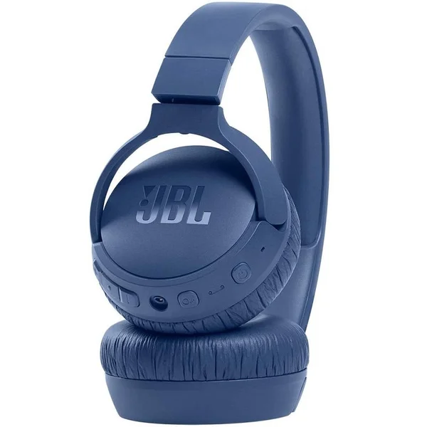 JBL Tune 660NC Wireless Bluetooth Noise-Cancelling On-Ear Headphone with Mic - Blue 