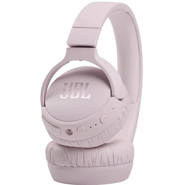 JBL Tune 660NC Wireless Bluetooth Noise-Cancelling On-Ear Headphone with Mic - Pink