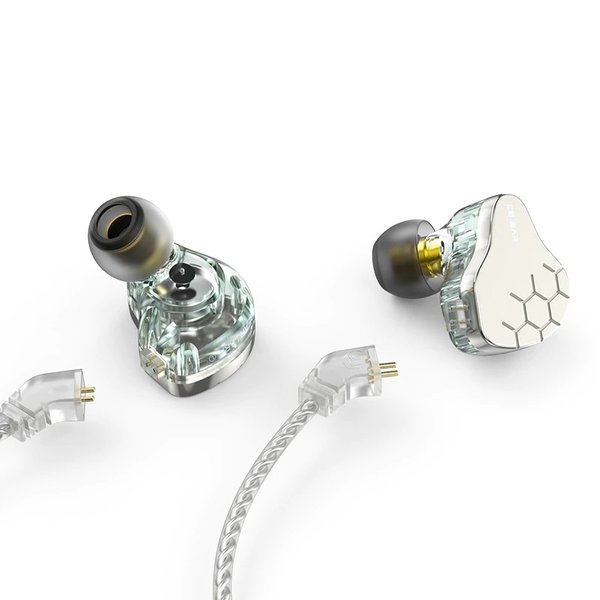 KBEAR Lark 2-Driver Hybrid In-Ear Earphone with Mic - Green [Display Set]