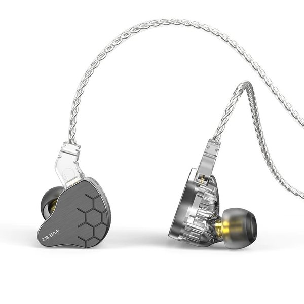 KBEAR Lark 2-Driver Hybrid In-Ear Earphone - Grey KBEAR Lark 2-Driver Hybrid In-Ear Earphone - Grey