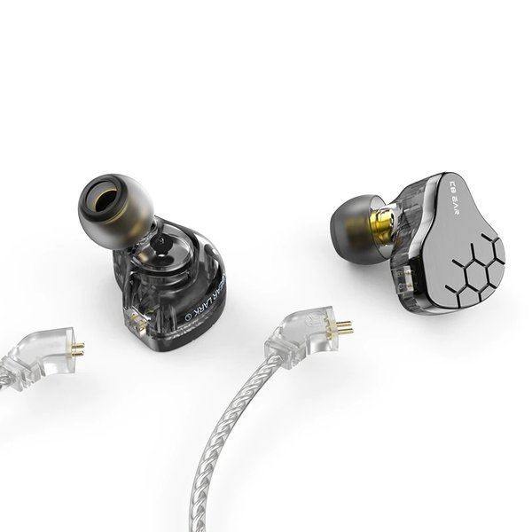 KBEAR Lark 2-Driver Hybrid In-Ear Earphone - Grey KBEAR Lark 2-Driver Hybrid In-Ear Earphone - Grey