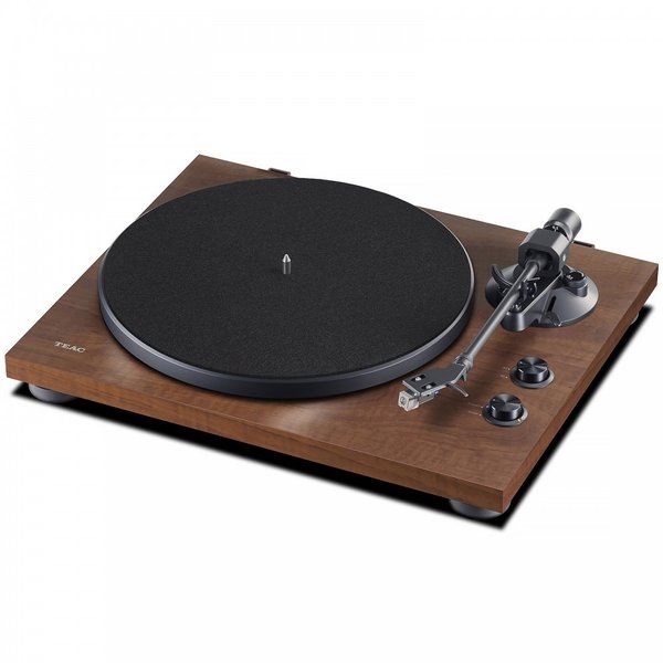 TEAC TN-280BT Wireless Bluetooth Fully Manual Belt-Drive Turntable (Analog & Wireless) - Walnut