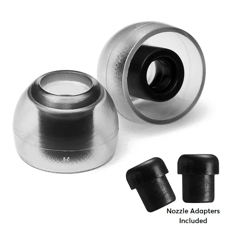 AZLA SednaEarfit Crystal Standard Liquid Silicone Rubber (LSR) Eartips