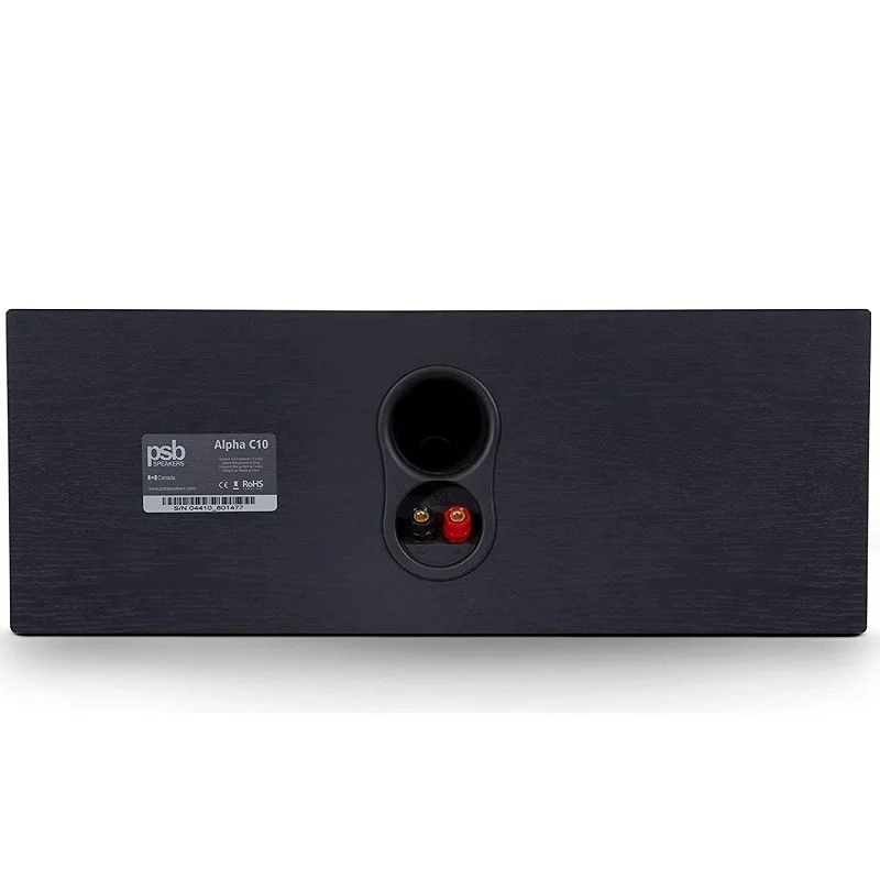 PSB Alpha C10 2-Way Passive Centre Speaker - Black Ash Woodgrain
