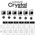 AZLA SednaEarfit Crystal Standard Liquid Silicone Rubber (LSR) Eartips