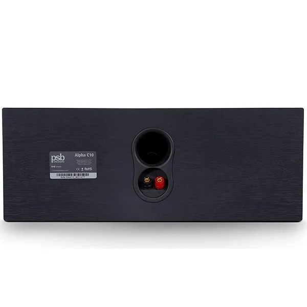 PSB Alpha C10 2-Way Passive Centre Speaker - Black Ash Woodgrain