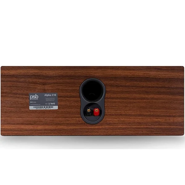 PSB Alpha C10 2-Way Passive Centre Speaker - Dark Walnut Woodgrain