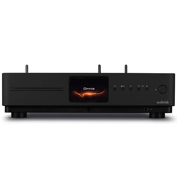 Audiolab Omnia MQA Multi-Room Wireless Bluetooth/WiFi Network Streamer, CD Player & Hi-Fi Integrated Amplifier (w/Phono) - Black