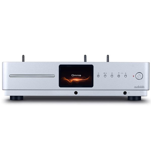 Audiolab Omnia MQA Multi-Room Wireless Bluetooth/WiFi Network Streamer, CD Player & Hi-Fi Integrated Amplifier (w/Phono)- Silver Audiolab Omnia MQA Multi-Room Wireless Bluetooth/WiFi Network Streamer, CD Player & Hi-Fi Integrated Amplifier (w/Phono)- Silver