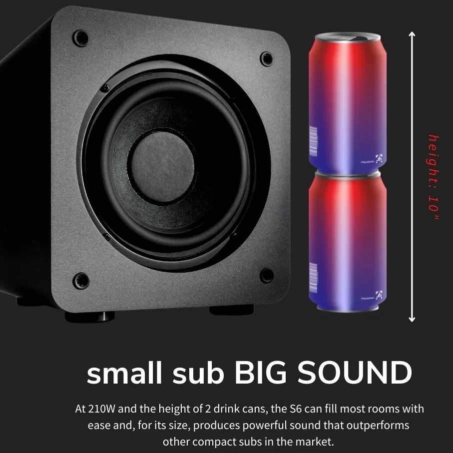 Audioengine S6 (Matte Black)