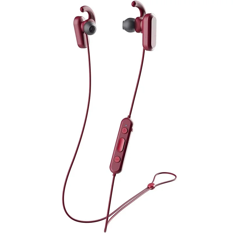 Skullcandy Method ANC Noise-Cancelling Wireless Bluetooth In-Ear Earphone with Mic - Deep Red