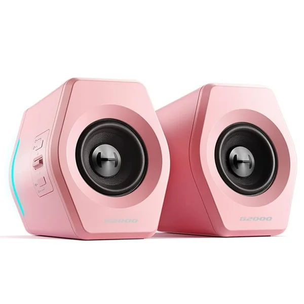Edifier G2000 Wireless Bluetooth/USB Gaming Desktop PC Speakers - Pink
