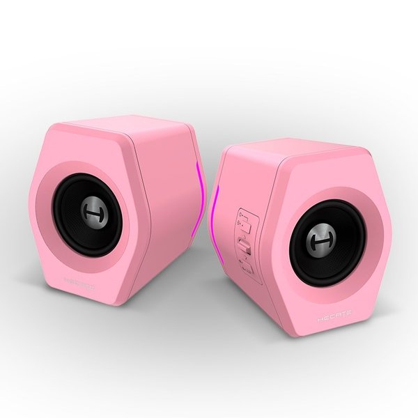 Edifier G2000 Wireless Bluetooth/USB Gaming Desktop PC Speakers - Pink Edifier G2000 Wireless Bluetooth/USB Gaming Desktop PC Speakers - Pink