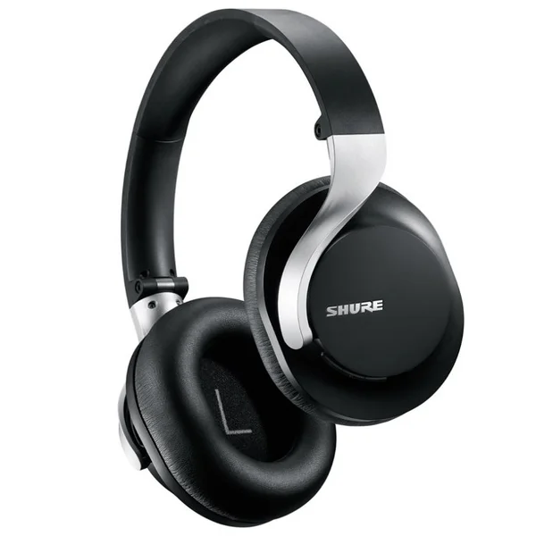 Shure AONIC 40 Wireless Bluetooth Active Noise-Cancelling Over-Ear Headphone with Mic - Black