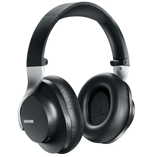 Shure AONIC 40 Wireless Bluetooth Active Noise-Cancelling Over-Ear Headphone with Mic - Black