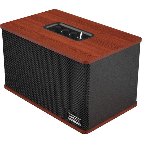 SonicGear StudioBox 2-HD Wireless Bluetooth Desktop Speaker - Mahagony SonicGear StudioBox 2-HD Wireless Bluetooth Desktop Speaker - Mahagony