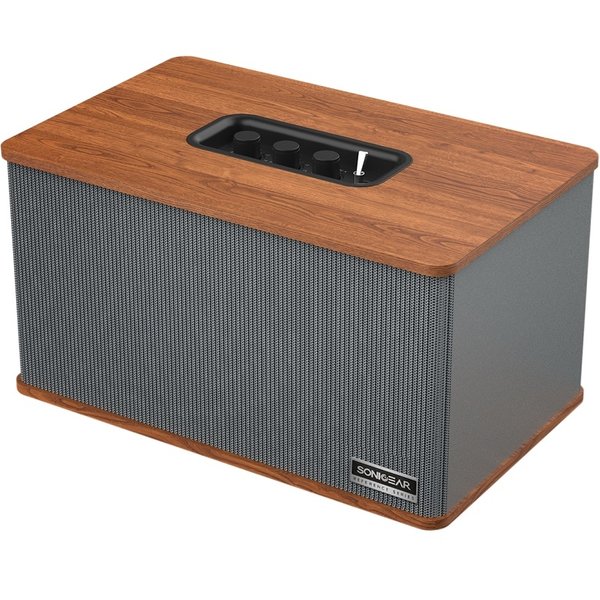 SonicGear StudioBox 2-HD Wireless Bluetooth Desktop Speaker - Walnut SonicGear StudioBox 2-HD Wireless Bluetooth Desktop Speaker - Walnut